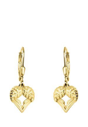 WING HEART - Øreringe - gold coloured