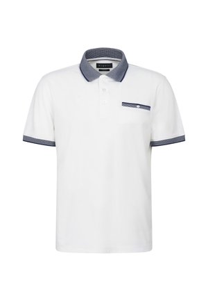 bugatti, CHEST POCKET - Poloshirt - weiß