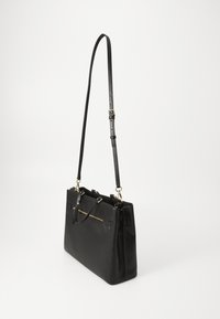 Tommy Hilfiger HERITAGE SATCHEL - Handbag - black