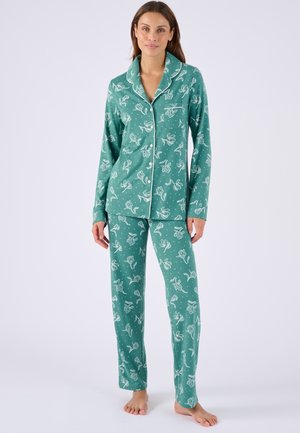 BOUTONNÉ SET - Pyjama - vert fleuri