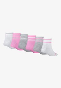 Converse WORDMARK ANKLE UNISEX 6 PACK - Calcetines - pink