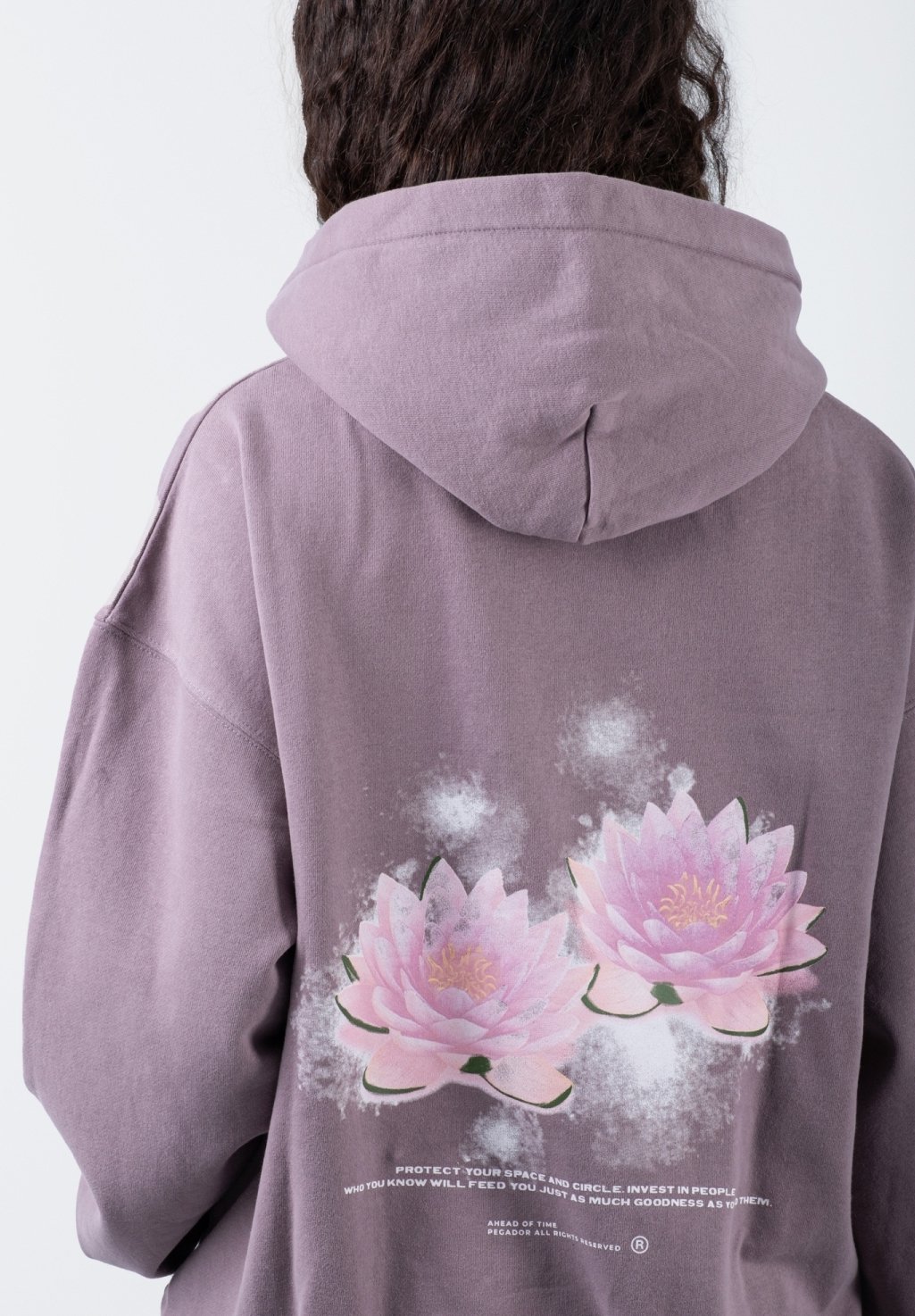 off white peach blossom hoodie