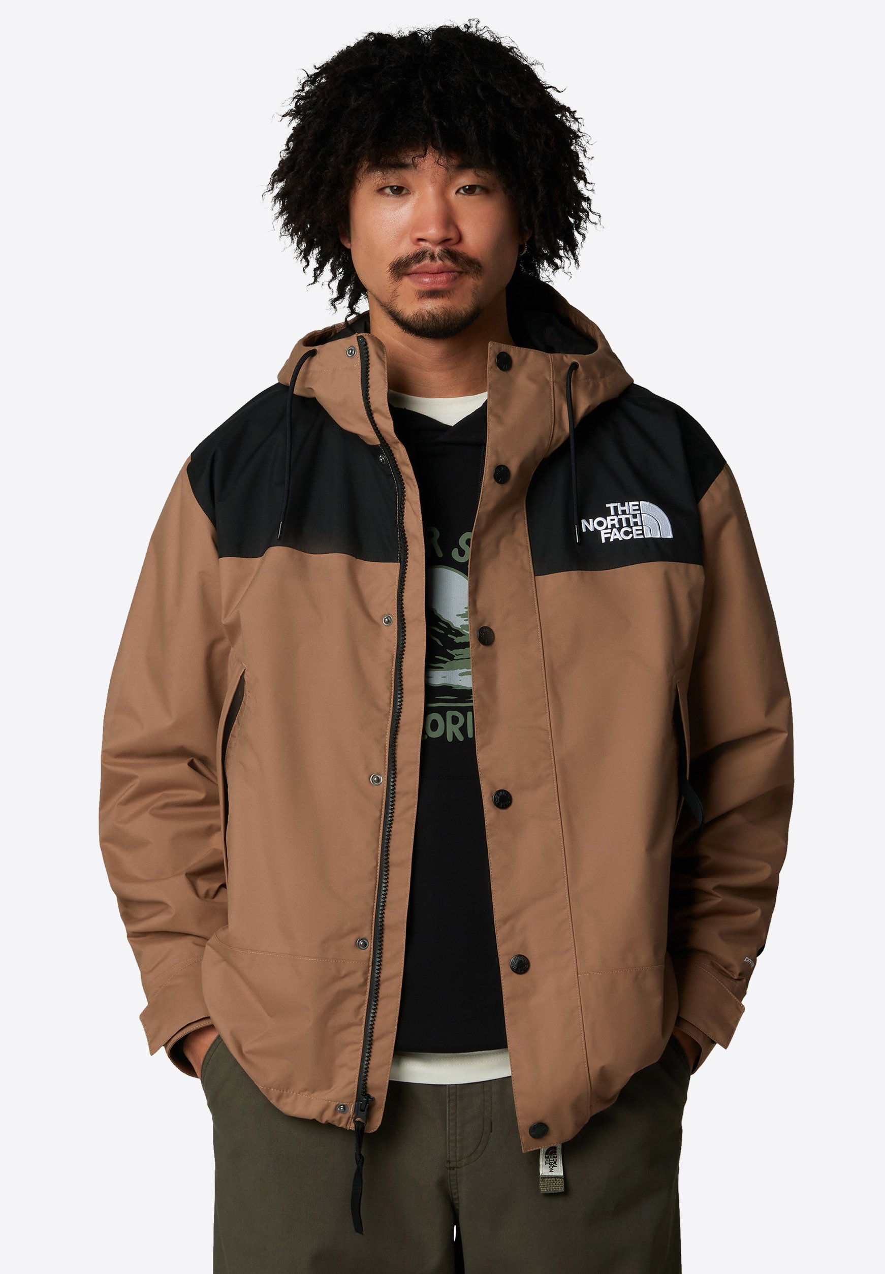 The North Face REIGN ON - Light jacket - latte tnf black/brown