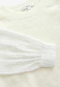 Next REGULAR FIT SPARKLE SEQUIN LAYER  - Svetrík - ecru white