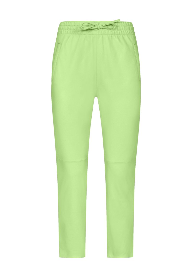 Oakwood Leren broek wintergroen