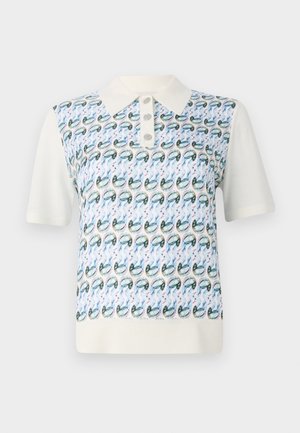 Tory Burch FRONT - Polo shirt - new ivory/blue lucky duck