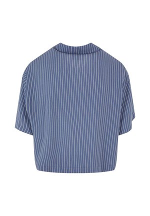 Urban Classics RESORT - Nööpidega pluus - vintagebluepinstripe
