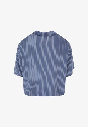 Urban Classics RESORT - Nööpidega pluus - vintagebluepinstripe