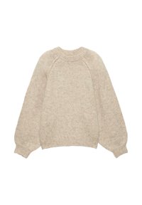 WITH VOLUME SLEEVES - Pulóver - sand