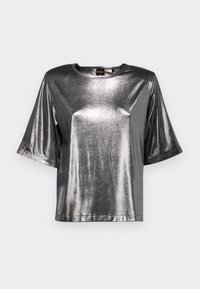 ESENS - Nyomott mintás póló - silver