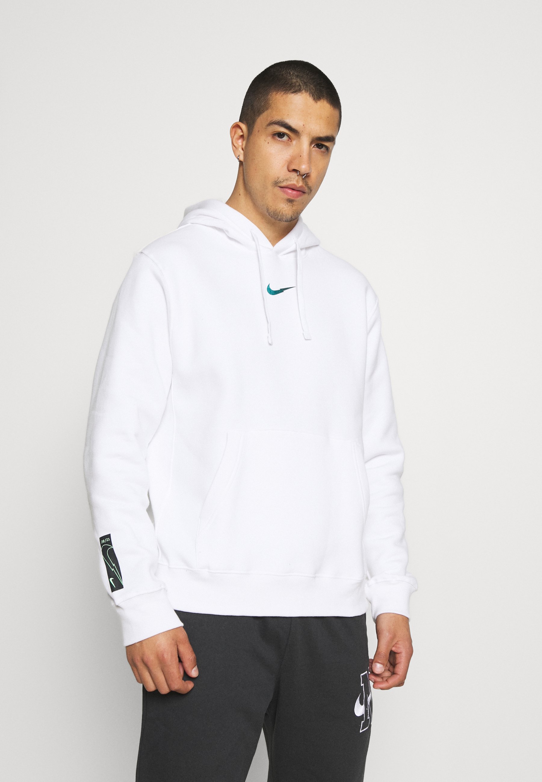 Nike ZIGZAG HOODIE - - white/blanco Zalando.es