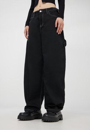Terranova CARPENTER BALLOON - Jeans baggy - nero