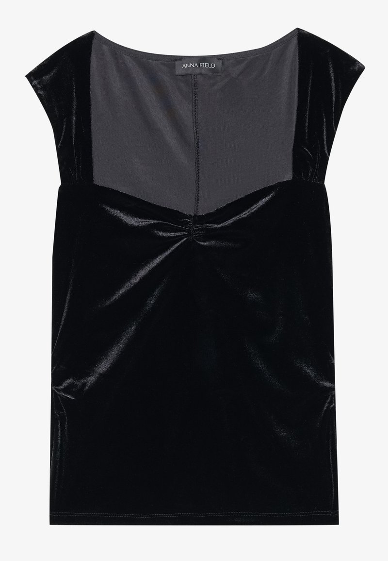 Anna Field T-shirt print zwart