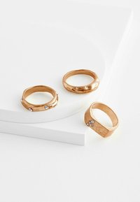 Next SPARKLE MOLTEN- REGULAR FIT SET - Ringe - gold tone