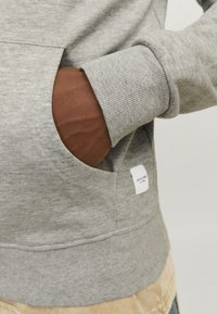 Jack & Jones Mikina s kapucí - light grey