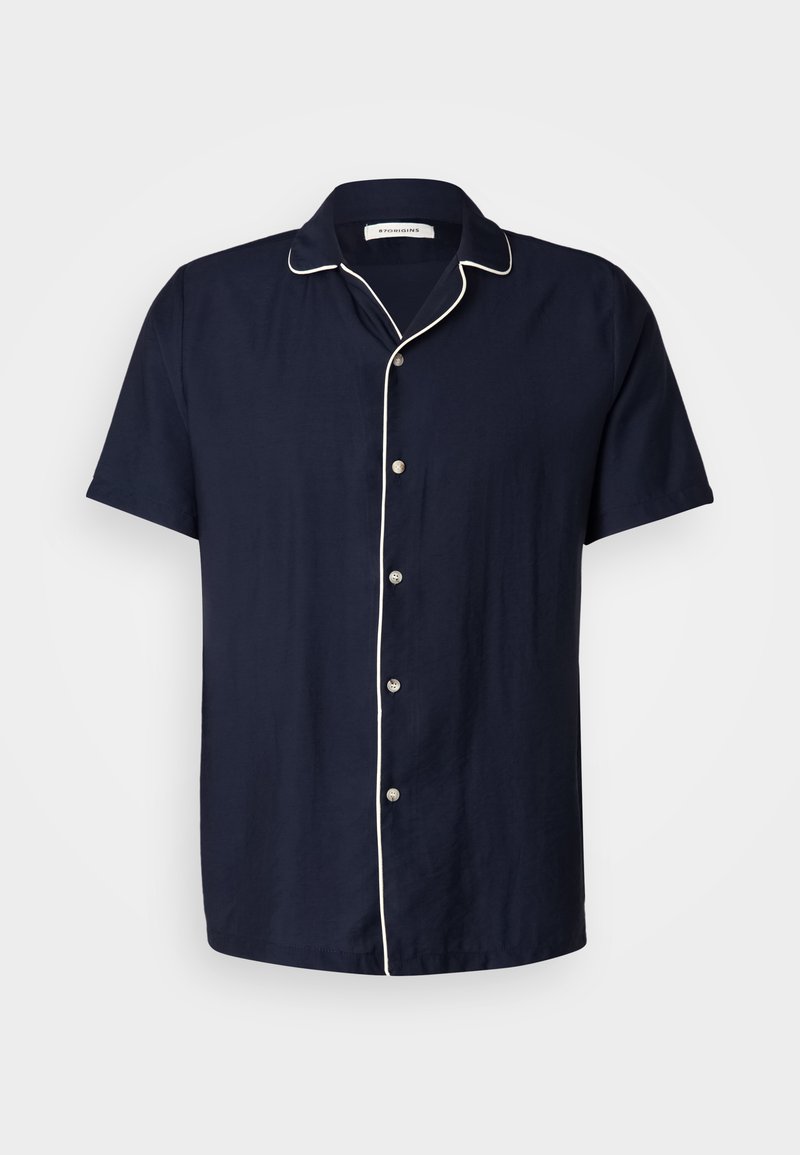 87Origins Overhemd donkerblauw 87Origins Overhemd donkerblauw