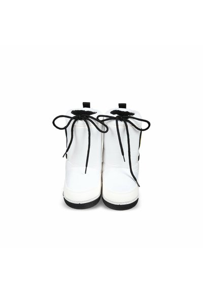 MOSCHINO Stivaletti stringati - white