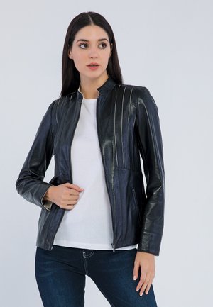 Leather jacket - black