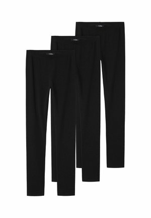 3ER-PACK - Legging (type pantalon) - black