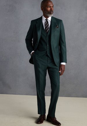 Next SIGNATURE ZIGNONE- REGULAR FIT - Obleková vesta - green