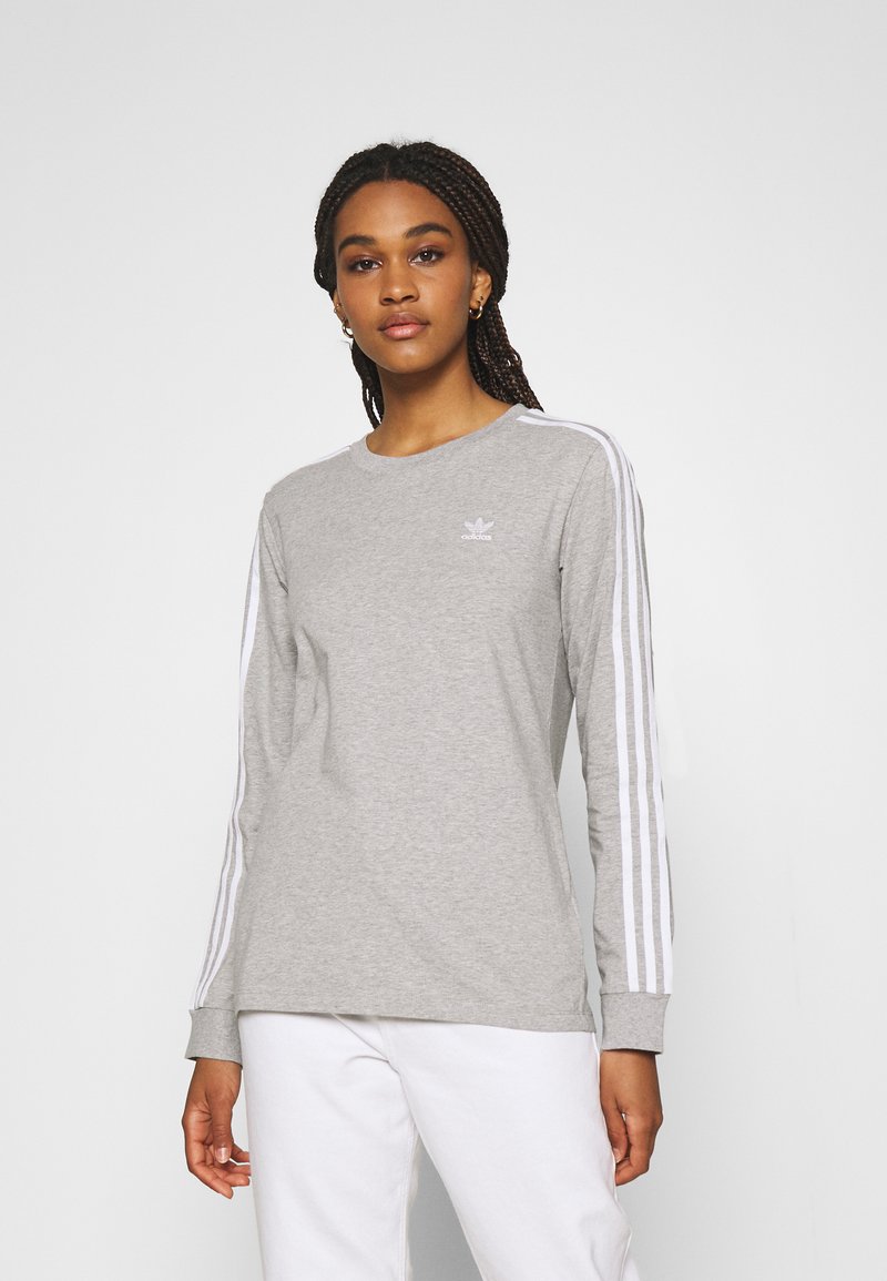 adidas Originals LONGSLEEVE - Tops ar garām piedurknēm - medium grey heather