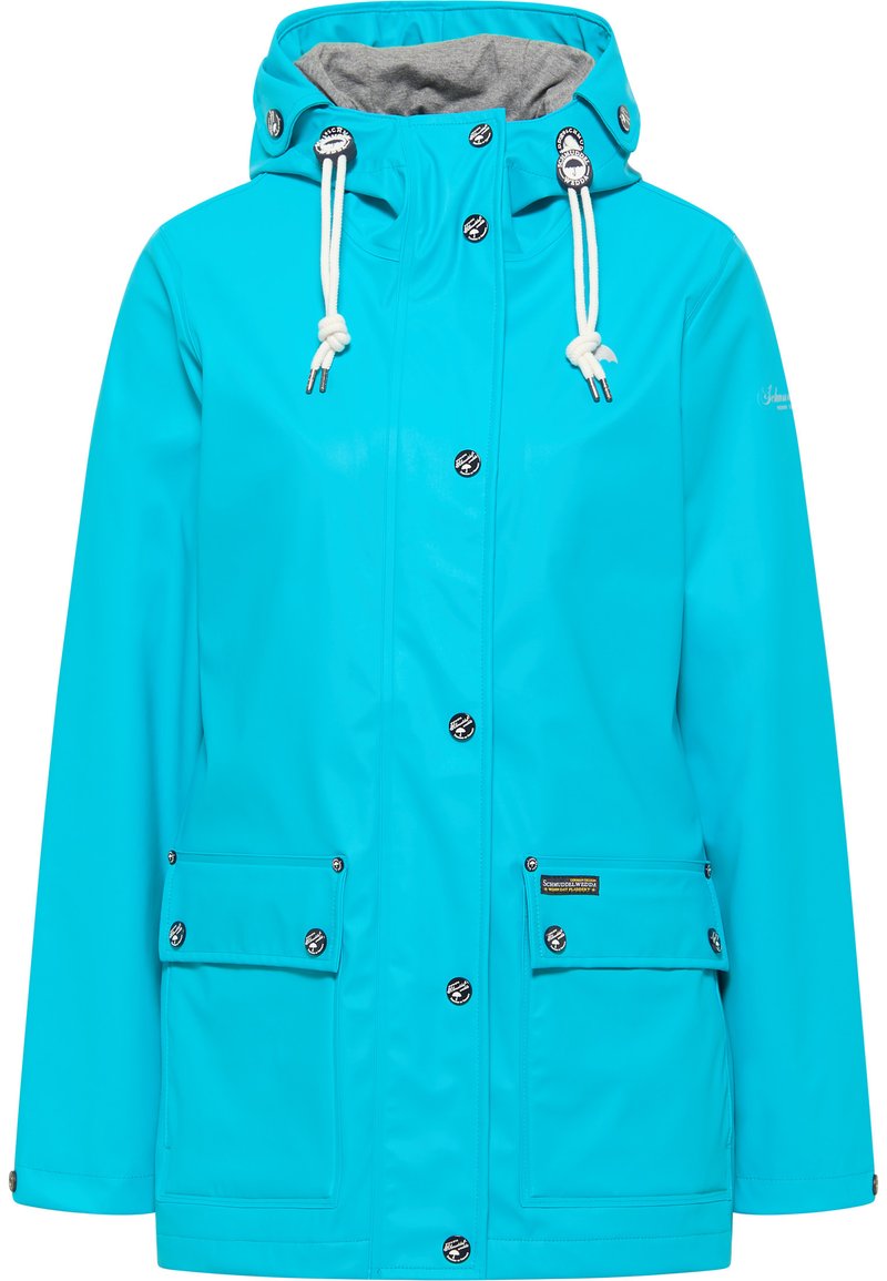 Schmuddelwedda Regenjas turquoise