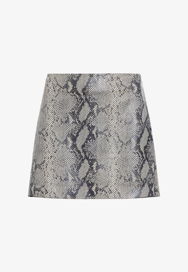 RENAI - Leather skirt3