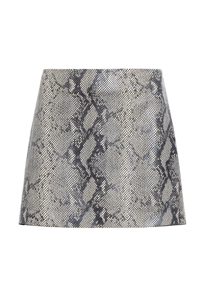 AllSaints Leren rok crème AllSaints Leren rok crème