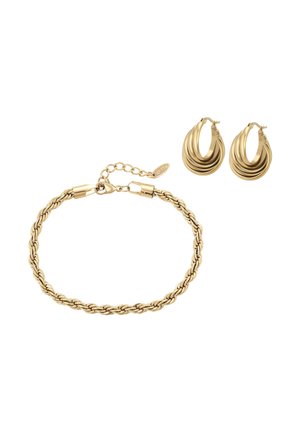 SET - Fülbevalók - gold-coloured