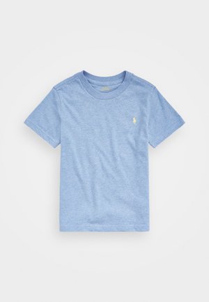 COTTON JERSEY CREWNECK T-SHIRT - Camiseta básica - soft royal heather