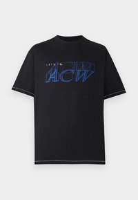 SERIF - T-shirt con stampa - black
