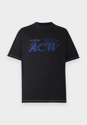 SERIF - Apdrukāts T-krekls - black