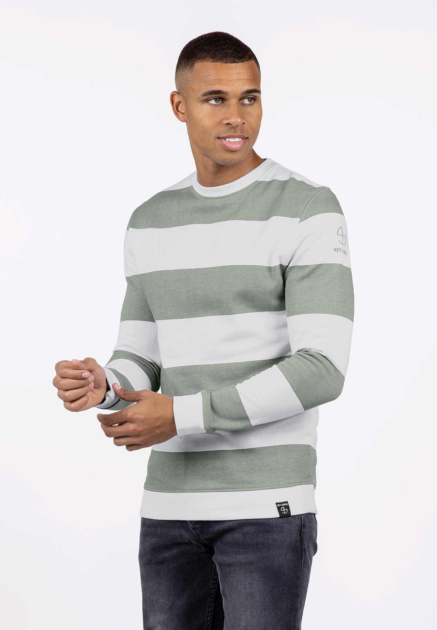 Cardigan Versatile Per Jeans KEY LARGO MSW Sandstorm-Giacca Maglione Cardigan, Nero Maglione Giacca Per Lavoro - 6