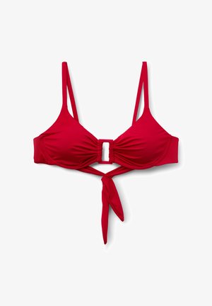 Tezenis, TIMELESS LOOK BALCONETTE - Top de bikini - red
