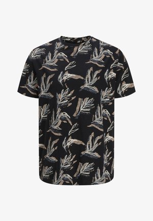 Jack & Jones, JORMONTAUK TEE CREW NECK - Μπλουζάκι με στάμπα - black