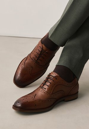 Next REGULAR FIT - BROGUE  - Elegantna obuća s vezicama - tan brown