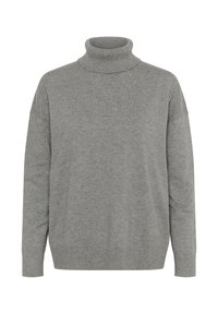 GLEA KELLSIE TURTLENECK - Pulóver - medium grey melange