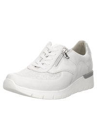 Waldläufer RAMONA - Casual lace-ups - weiss silber