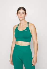 ICANIWILL - DEFINE SEAMLESS SPORTS - Sutien sport cu susținere scăzută - winter green Imagine miniatură 1