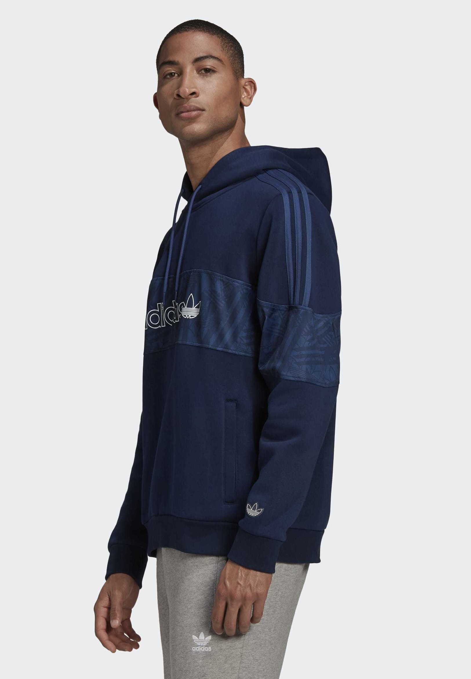 adidas Originals BX 2O HOODIE Kapuzenpullover blueblau adidas Originals BX 2O HOODIE Kapuzenpullover blueblau
