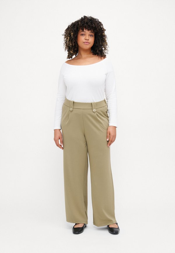 CARSANIA BUTTON - Trousers - mermaid4
