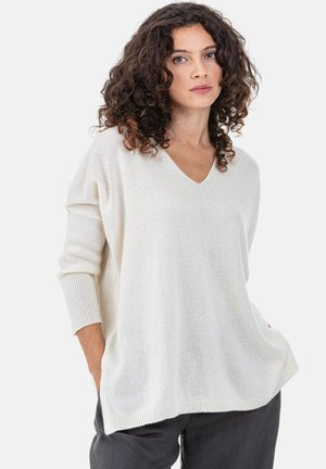 Strickpullover - natural écru