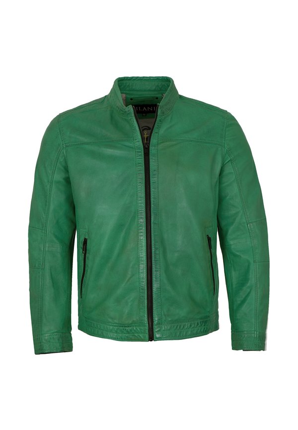 RAGON - Lederjacke - grün