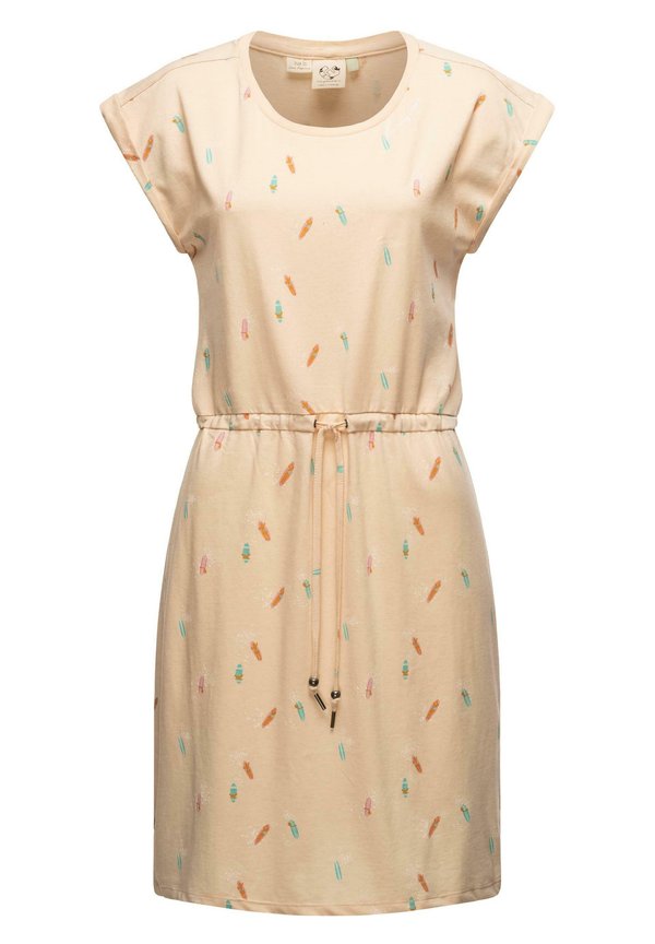 MALLORY PRINT - Jerseykleid - beige