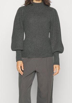 Jumper - mottled dark grey