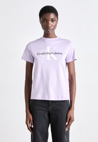 Calvin Klein Jeans MONOLOGO REGULAR TEE - Camiseta estampada - candy apple