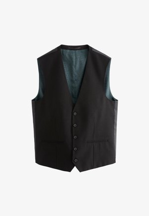 Next, TEXTURED SUIT: WAISTCOAT - REGULAR FIT - Mellény - black