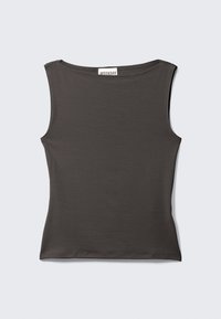 ANNIE SOFT BOATNECK TOP - Top - charcoal