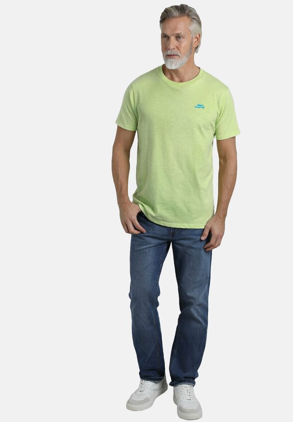 BRANDED - Basic T-shirt - acid lime