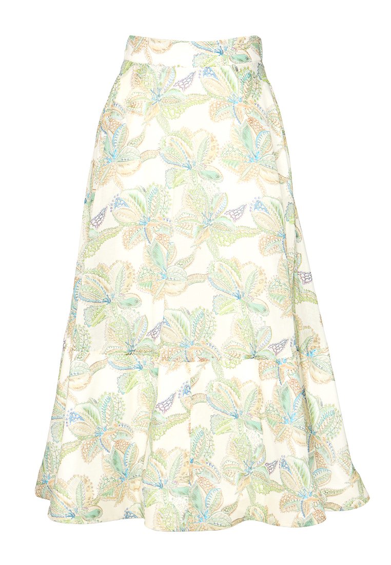 RIANI A-lijn rok groen